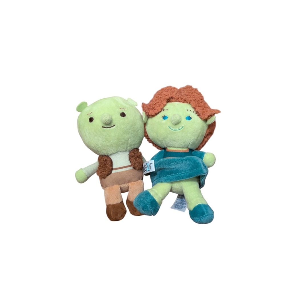 Shrek Cuteeze Plush Lot Baby Fiona DreamWorks Aurora Stuffed Toys